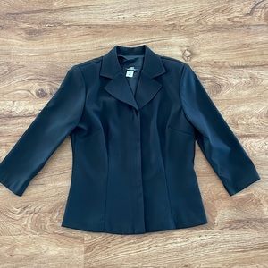 Black suit jacket and skirt